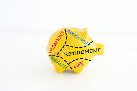 退休计划或与黄猪银行共背景图片