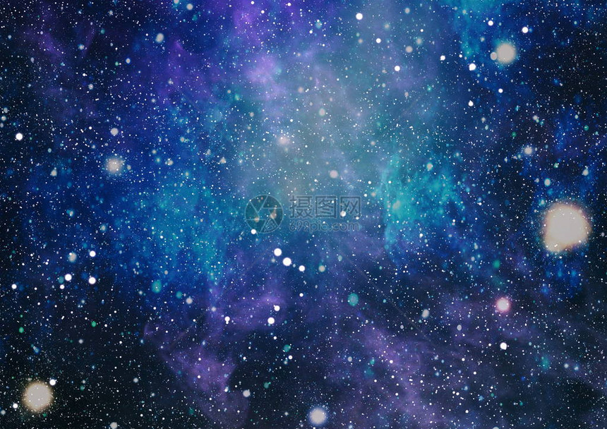深空高清星域背景满天星斗的外太空背景纹理多彩的星空图片