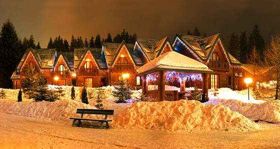 Bukovel冬季度假胜图片