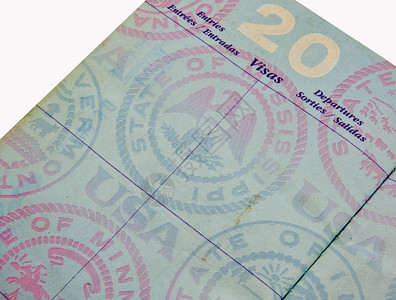 美国护照页面图片