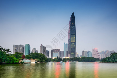深圳华市中心从莱奇背景图片