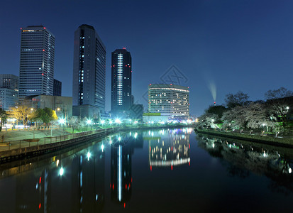 大阪夜景图片