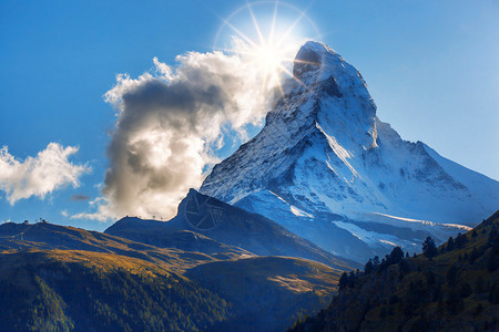 瑞士阿尔卑斯山的图片