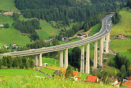 高速公路奥地利布伦纳高清图片
