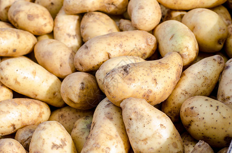 马铃薯堆食物背景图片