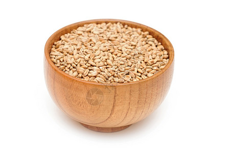 以木碗中小麦为木质小麦图片