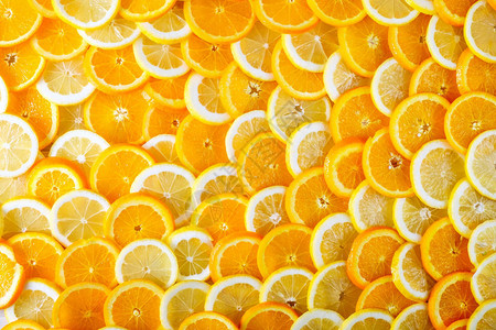 切片橙色和柠檬Top图片