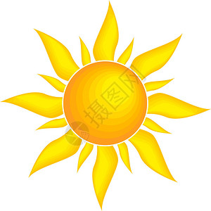 太阳符号矢量图图片