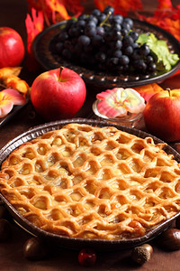 感恩节传统苹果派图片