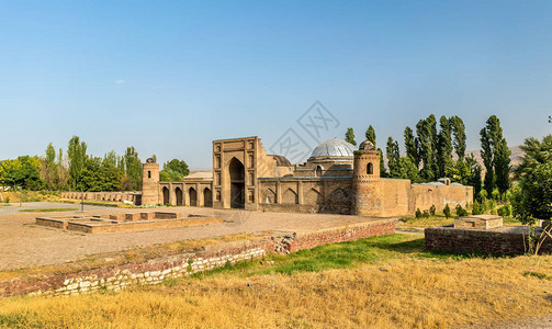 中亚塔吉克斯坦Hisor堡垒附近MadrasaKu图片