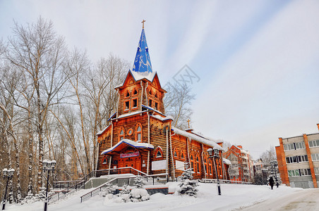 俄罗斯托姆斯克圣玛丽教堂福音路德图片