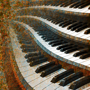 抽象音乐背景钢琴图片