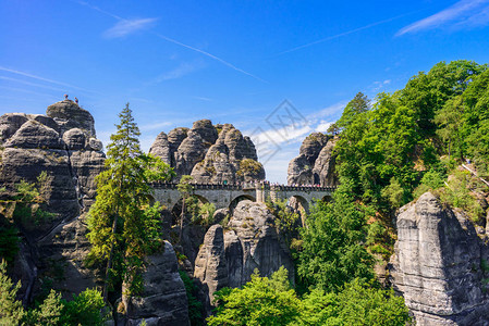 Bastei桥瑞士萨克图片