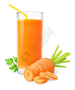 胡萝卜汁和胡萝卜片图片