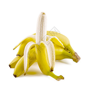 一群新鲜的香蕉水果图片