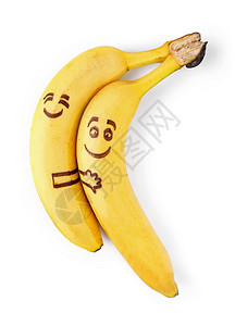 带笑脸的香蕉情图片