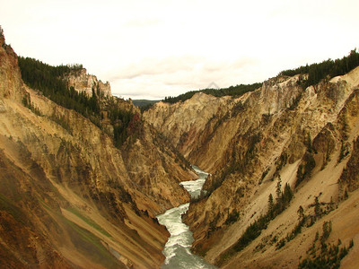怀俄明州黄石公园峡谷图片