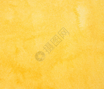 黄色单抽象水彩纹理图片