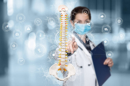 脊柱疾病诊断和治疗的概念图片