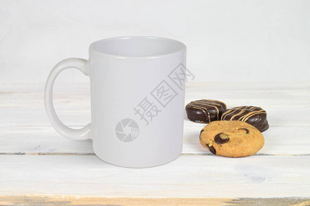 11oz咖啡杯饼干放图片