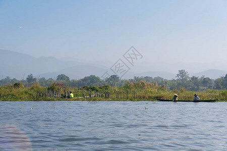 掸邦娘瑞镇茵莱湖亚洲缅甸掸山图片