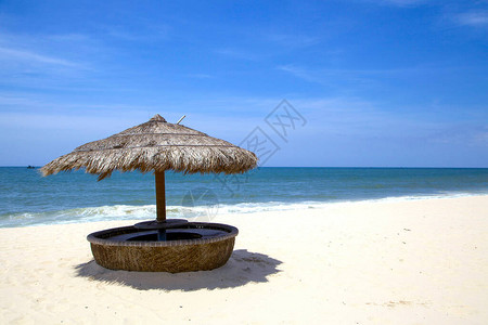 阳光和海滩保护伞图片