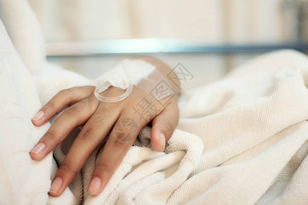 病人在医院的手图片