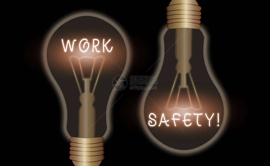 写笔记显示工作安全为确保员工健康而制定的政策和程图片