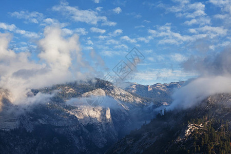 美丽的Yosemite公园景观图片
