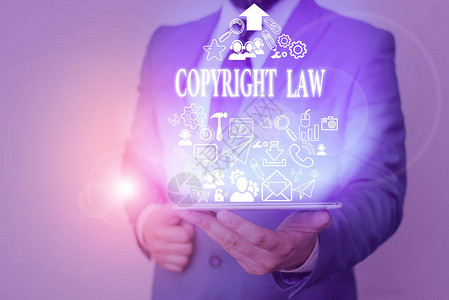 商务企业画册整套版权法规范作者原作品的一套概念光照整套法律背景