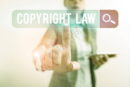 显示版权法的书写笔记管辖原创作品的法律体图片