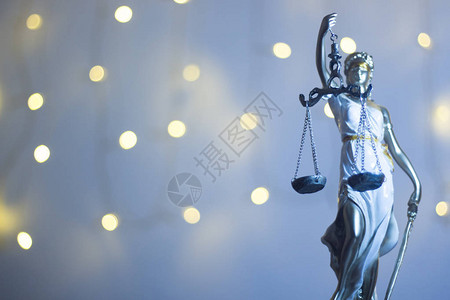 代表盲人司法院的律师法律办公室法律雕像图片