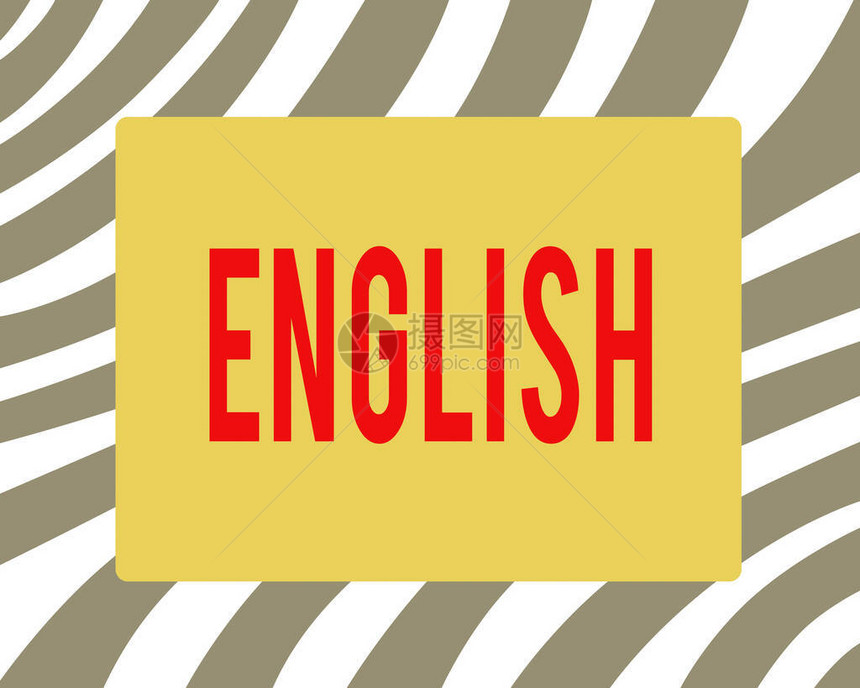 显示英语的书写笔记与英国相关的商业概念展示语言文化英国文学类水平矩图片
