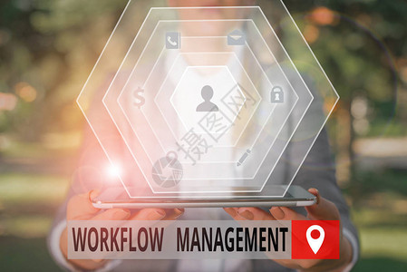 工作流量管理商业图片展示业务流程的执行和自动化情况AAC9692背景图片