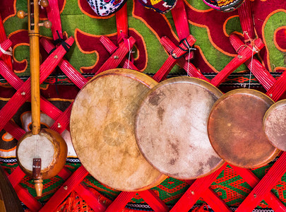 传统土耳其手鼓或图片