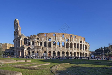 罗马的巨石废墟是世上最伟大图片