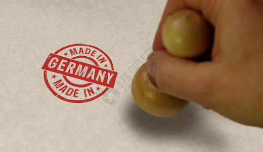 德国制造的邮票和冲压手工厂制造和图片