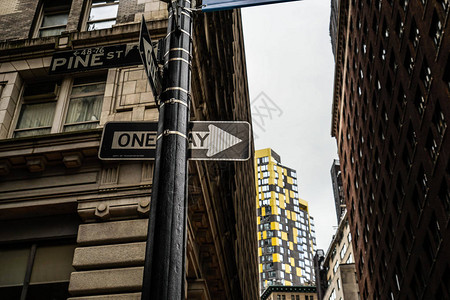 纽约华尔街的道图片