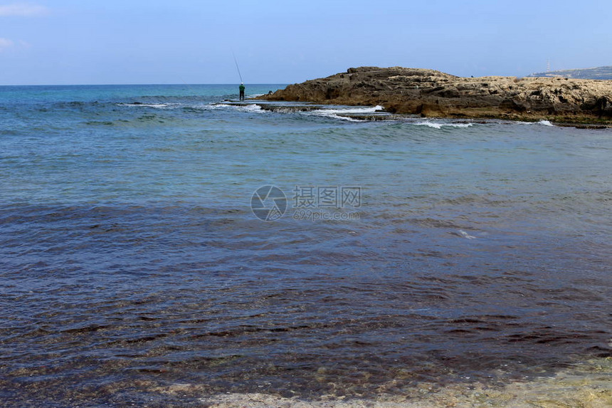 以色列国以色列北部的地中海沿岸图片