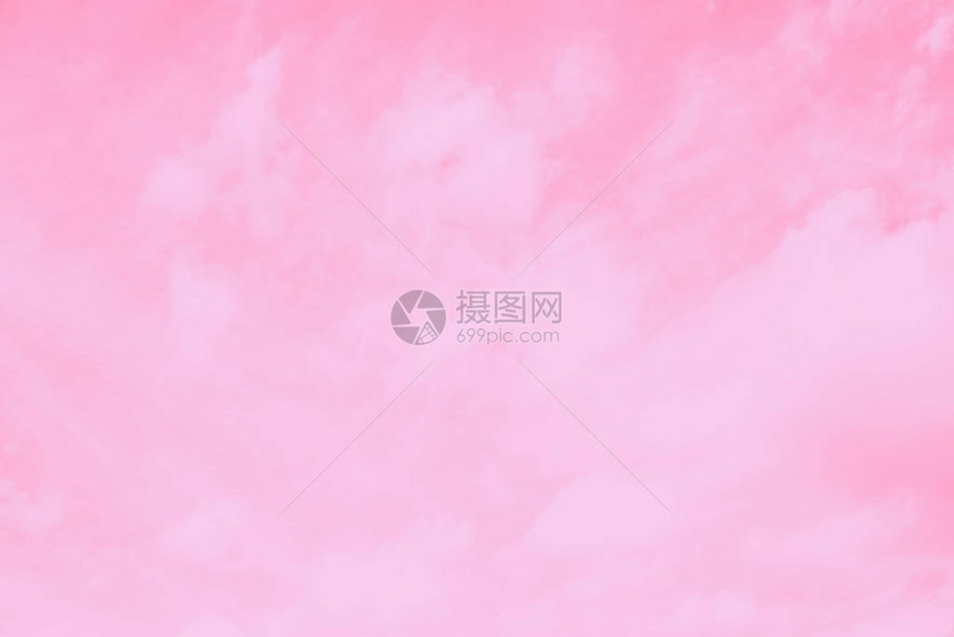 浅粉红天空背景美图片