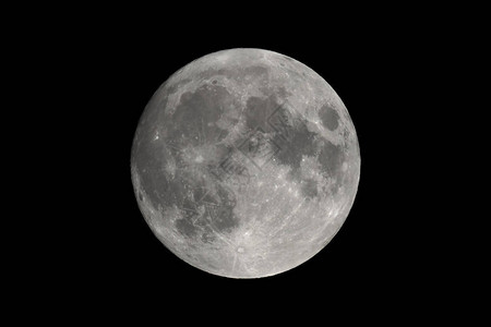 用天文望远镜看到满月图片