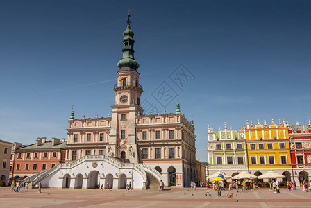 波兰Zamosc的市图片
