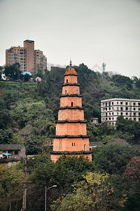 重庆的传统塔图片
