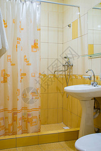 旅馆浴室淋浴图片