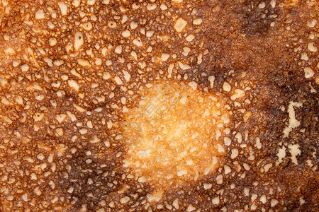 土制煎饼的质地底部图片