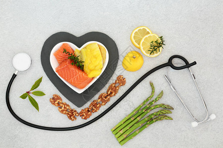 低胆固醇的健康心脏食品图片
