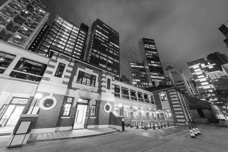 香港城市新旧建筑图片