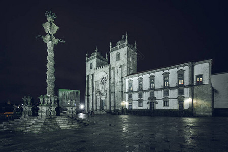 葡萄牙波尔多夜间图片