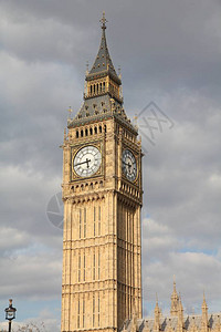 伦敦的大本钟楼英国地标图片