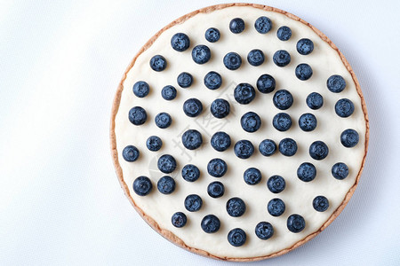蓝莓经典芝士蛋糕图片